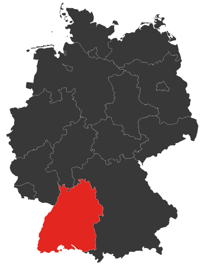 Verteilgebiet Baden-Wuerttemberg - bundesweite Prospektverteilung und Zustellung von Haushaltswerbung