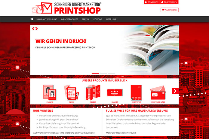 Schneider Direktmarketing Printshop