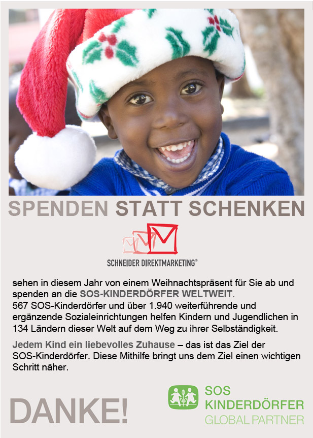  Schneider Direktmarketing wünscht frohe Weihnachten