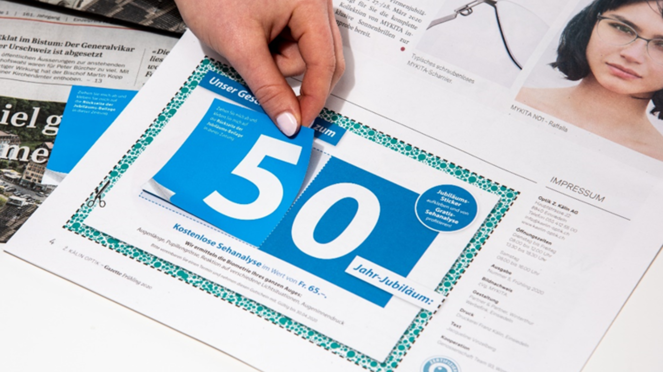 Direktmarketing Stickerwerbung