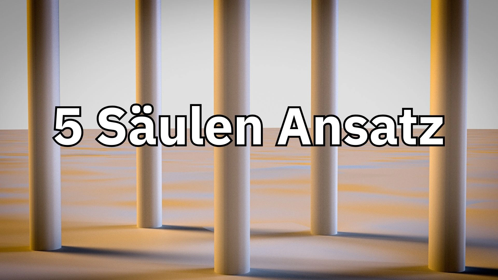 5 Säulen Ansatz Prospektverteilung